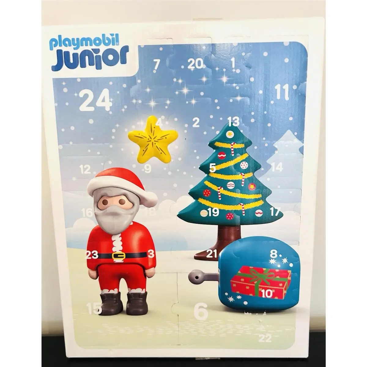 Playmobil 70297 Advent Calendar 1.2.3 Snowy Christmas Junior Playset 1+ Years