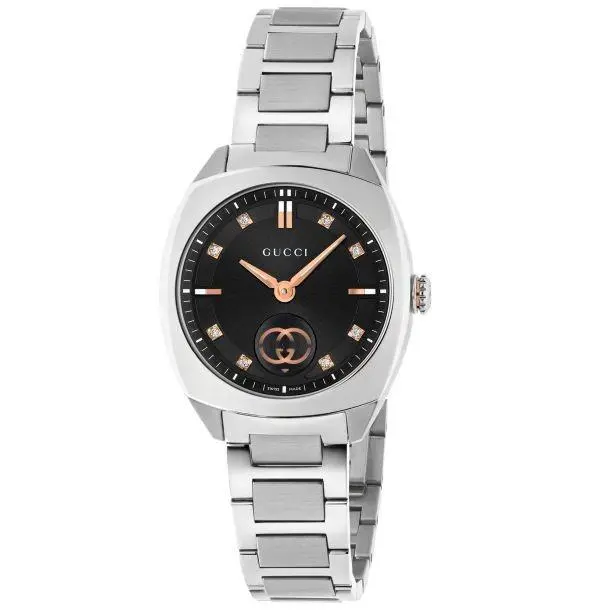 29MM Black Dial Ladies Watch YA142513 by Gucci