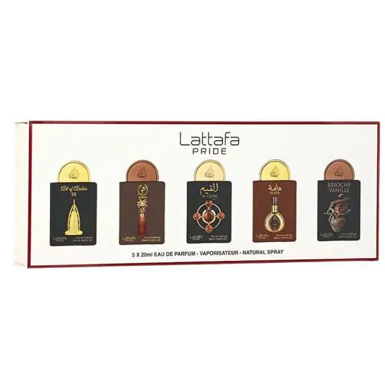 Lattafa Pride 5 x 20ml Eau De Parfum Spray Mini Gift Set No.4