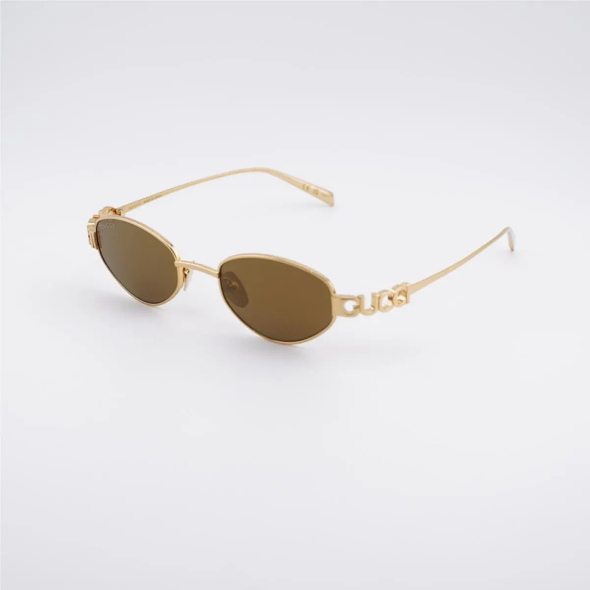Gucci GG1935S 003 Shiny Gold/brown with Bronze Mirror 47-19-125 Sunglasses