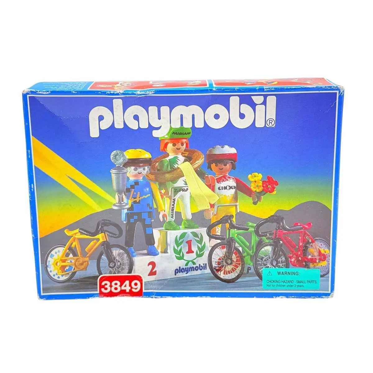 Retired Playmobil 3849 Bicycle Race 1995 Tour de France Set