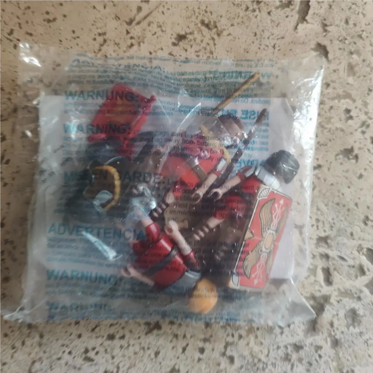 Playmobil 6490 3 Roman Soldiers and Accessory Set