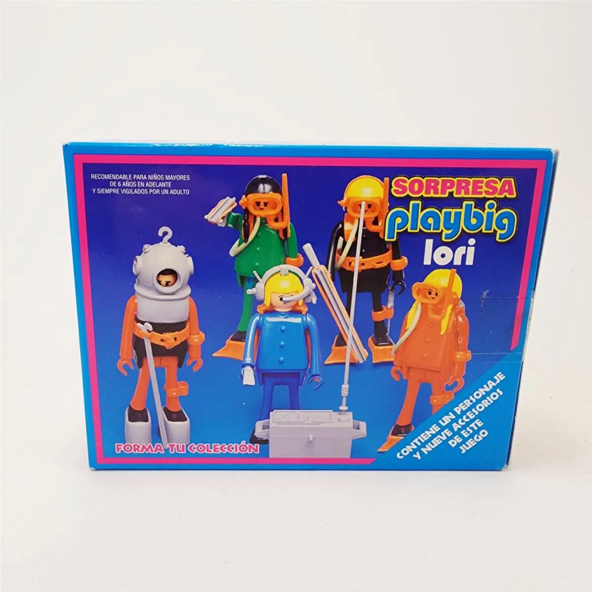 Vtg Play-big Sorpresa Lori Playmobil Box Mexico Figure Accessory