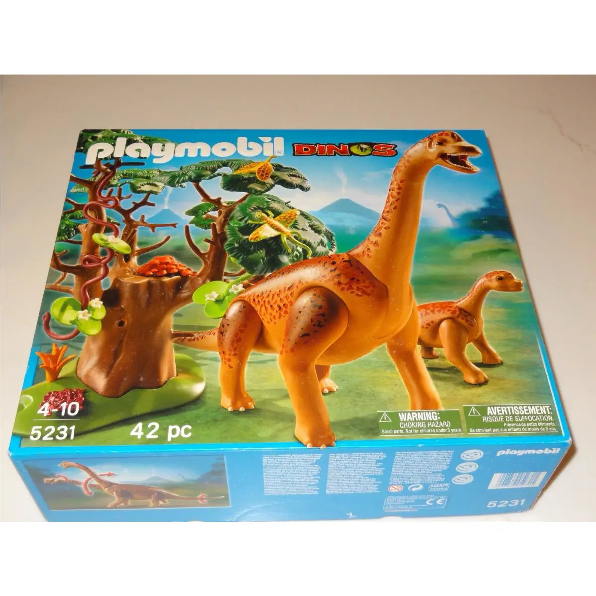 Playmobil 5231 Large Brachiosaurus Dinosaur Baby Htf