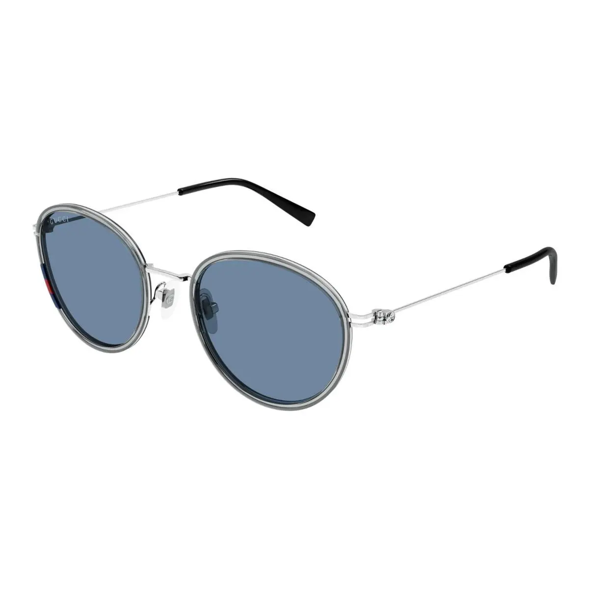 Gucci GG1849S Grey with Silver/blue 003 Sunglasses