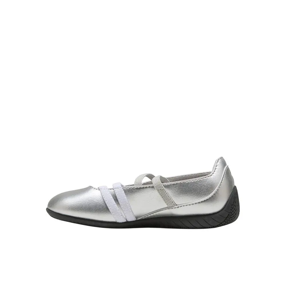 Puma shoes - PUMA Speedcat Ballet Metallic Slip On  Youth - 40831901 - Silver 1