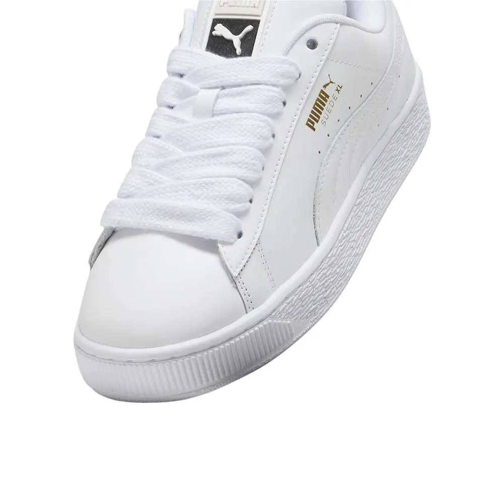 Puma shoes - PUMA Suede Xl Leather Lace Up - 39725501 - White 4