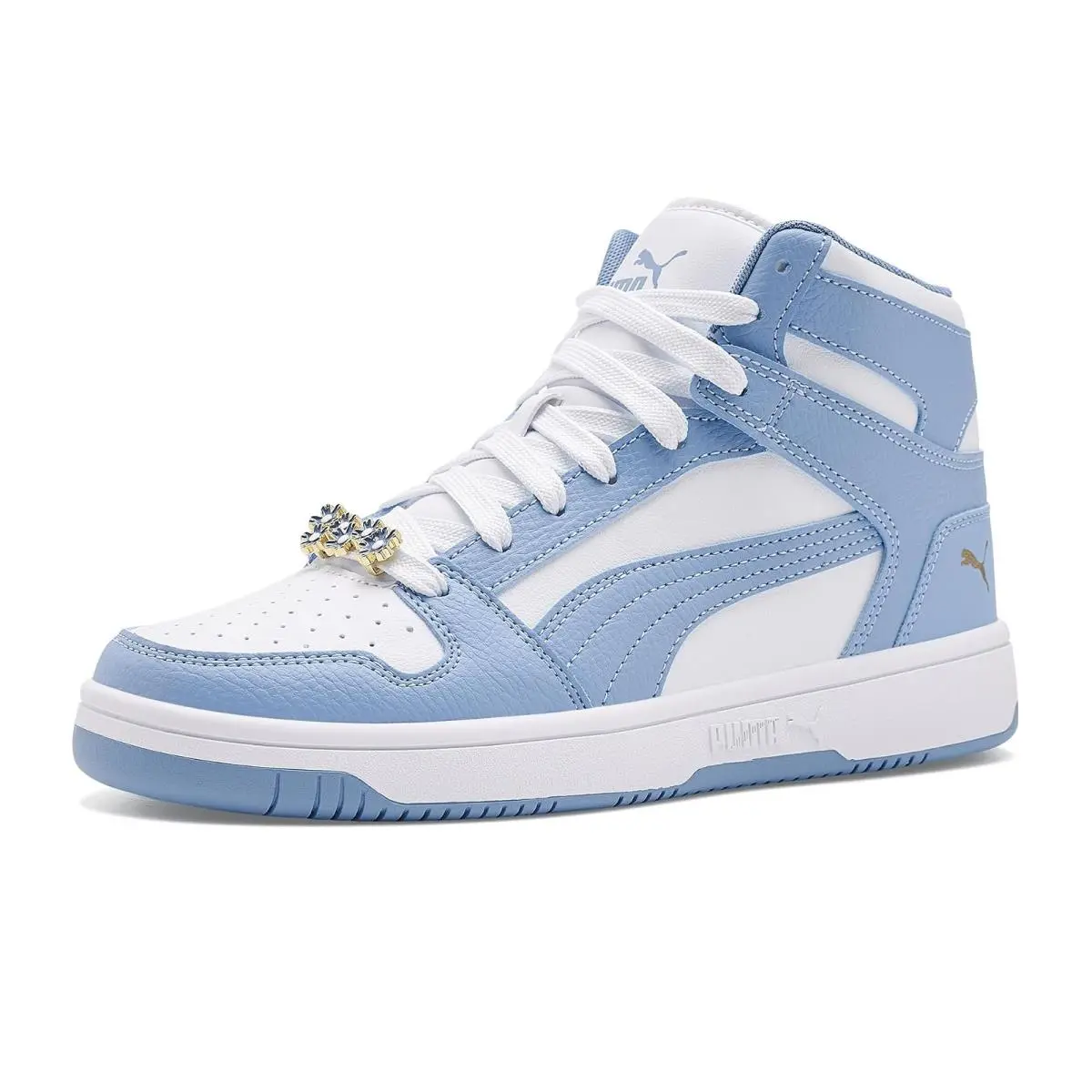 Puma shoes - Puma White/Chambray Blue/Puma Gold 6
