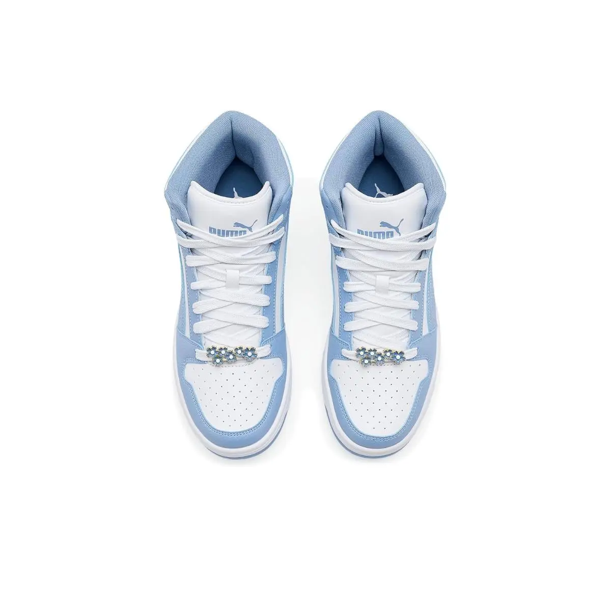 Puma shoes - Puma White/Chambray Blue/Puma Gold 7