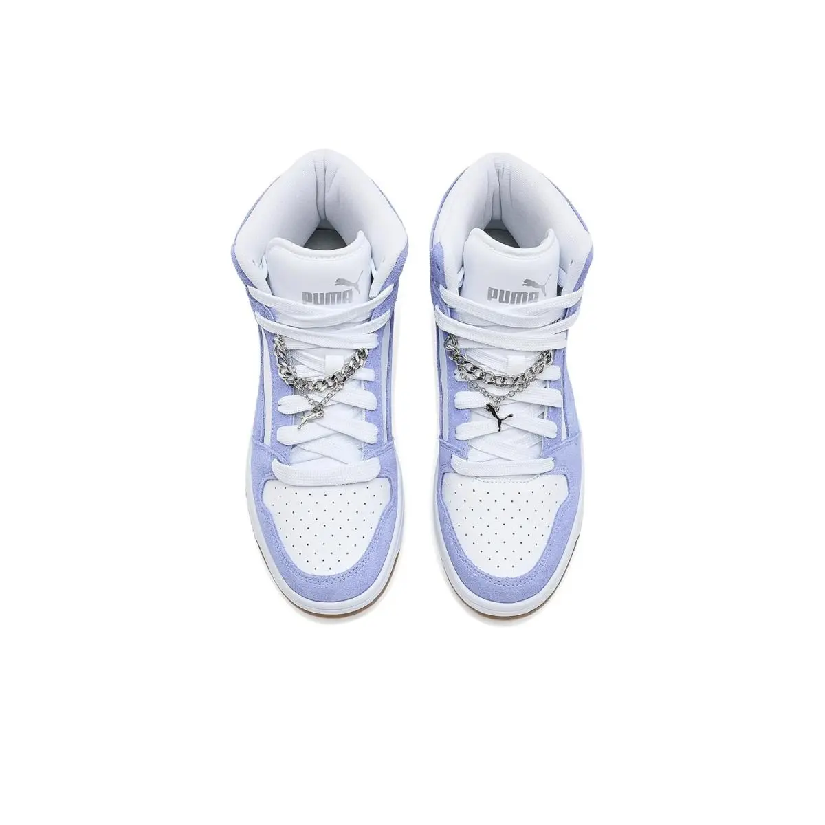 Puma shoes - White/Intense Lavender/Silver 7
