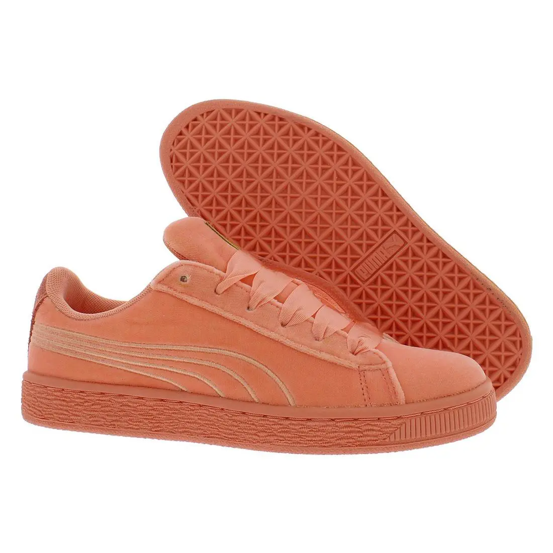 Puma Basket Classic Velour Jr Casual Girls Shoe