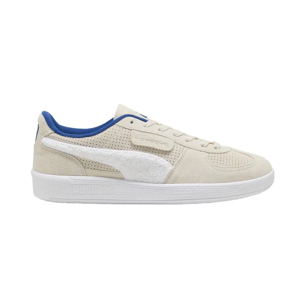 Puma Porsche Legacy Palermo League Lace Up Mens White Sneakers Casual Shoes 308 - White