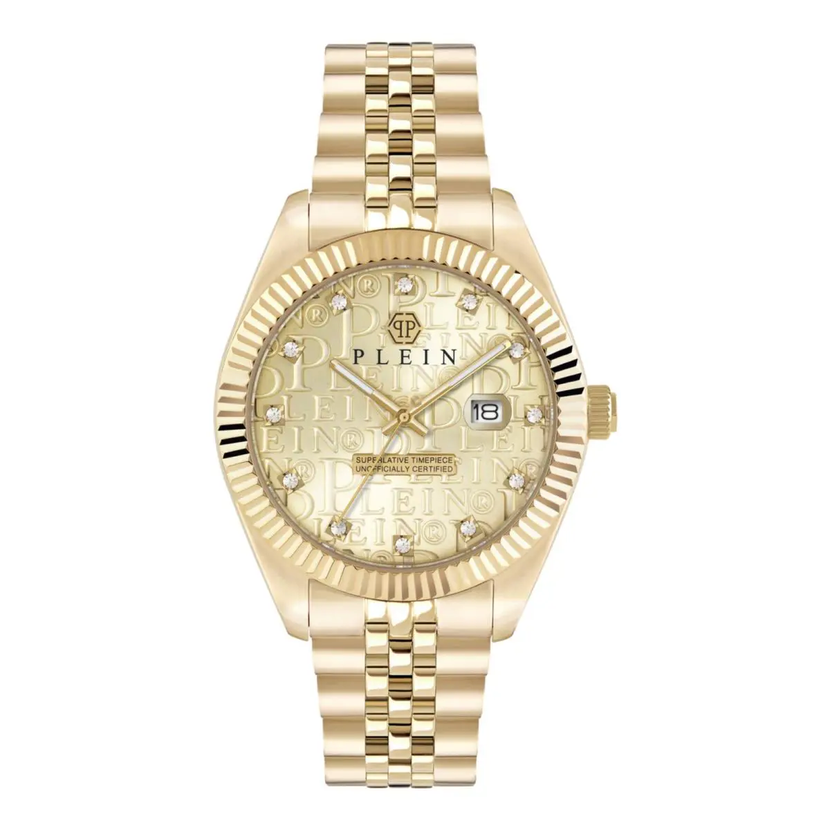 Mens Gold 41mm Bracelet Fashion Watch by Philipp Plein