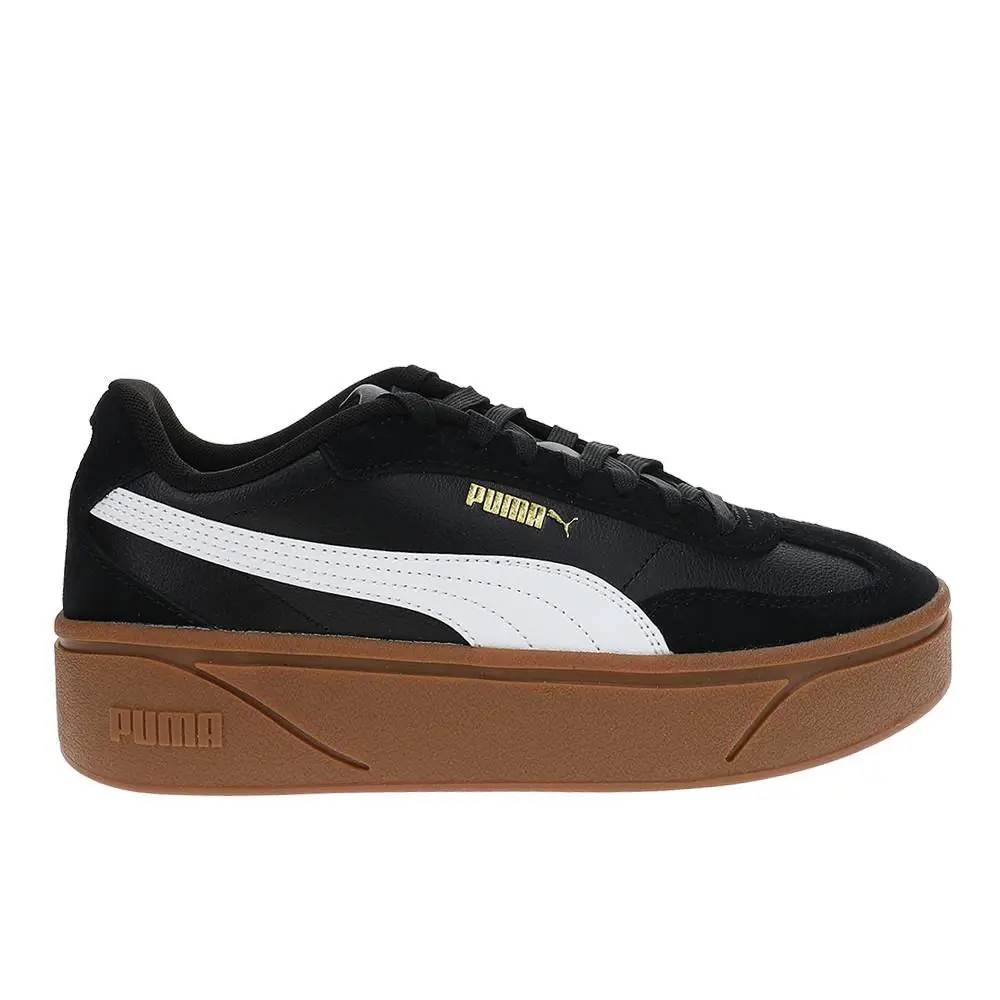 Puma Club Ii Era Platform Womens Black Sneakers Casual Shoes 40231316