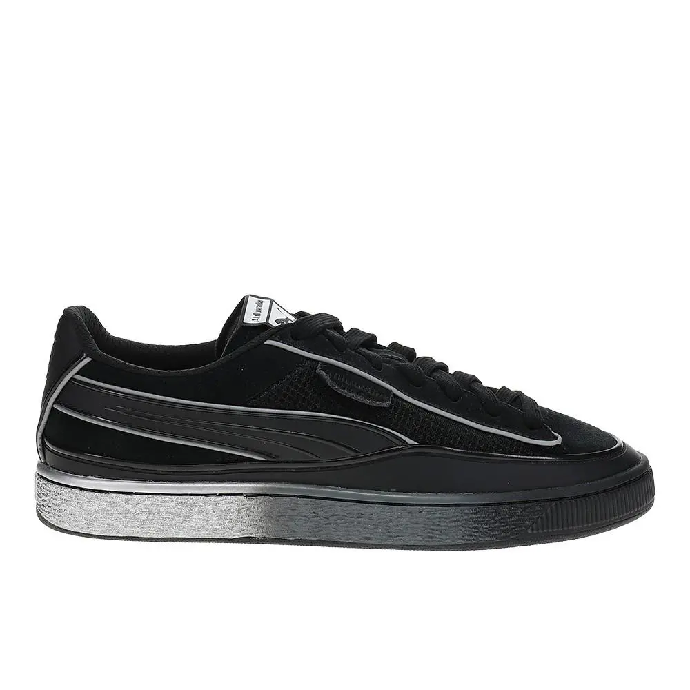 Puma Ahluwalia X Suede Classic Lace Up Mens Black Sneakers Casual Shoes 4038150 - Black
