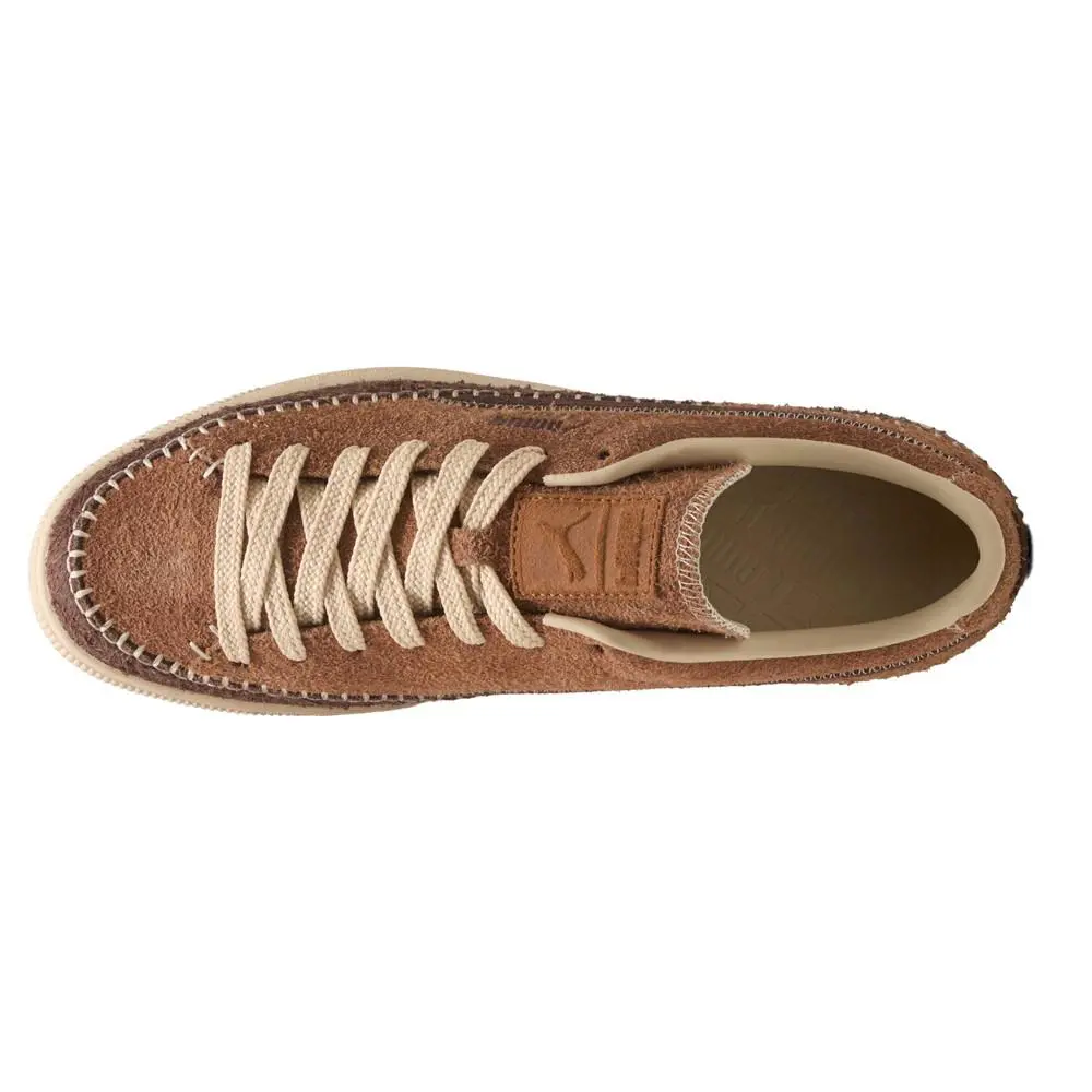 Puma shoes - PUMA Suede Moccasin Lace Up - 40103501 - Brown 2