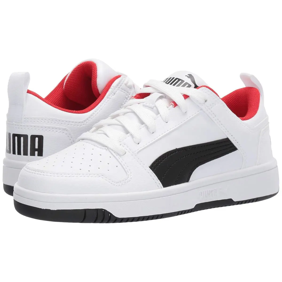 Boy`s Puma Kids Puma Kids Rebound Layup Lo Synthetic Leather Sneakers Big Kid