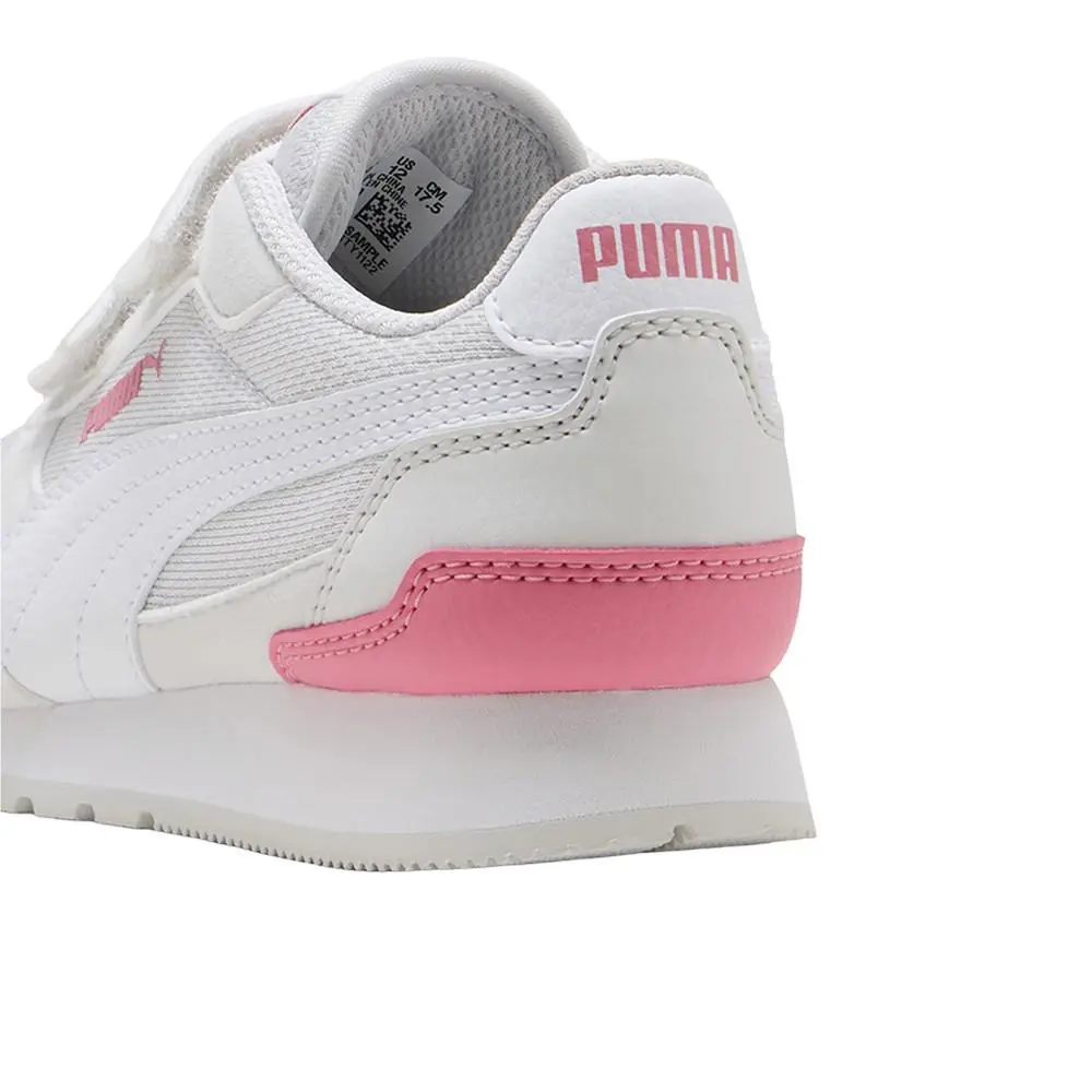 Puma shoes - PUMA St Runner V4 Mesh Slip On  Toddler - 39987716 - White 5