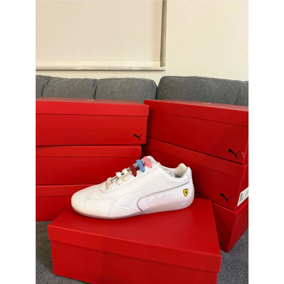 Puma shoes - PUMA Speedcat - Speedcat - 309037-01 - White 5