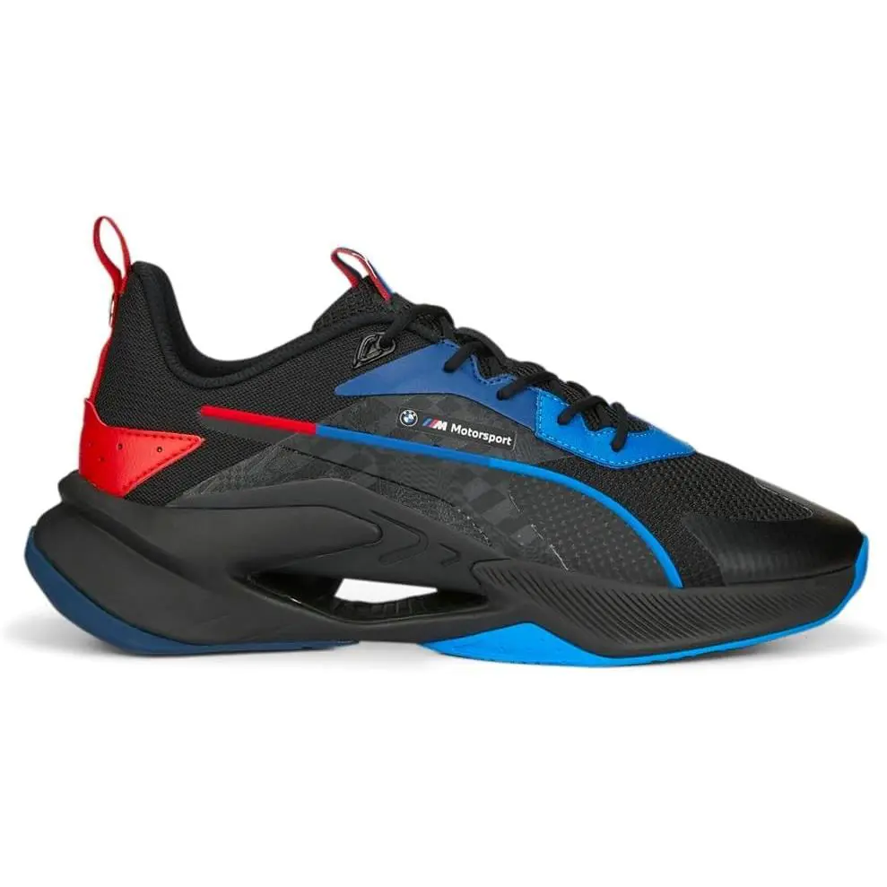 Puma Bmw Mms Lgnd Renegade Men`s Casual Lace Up Sneakers Black - White