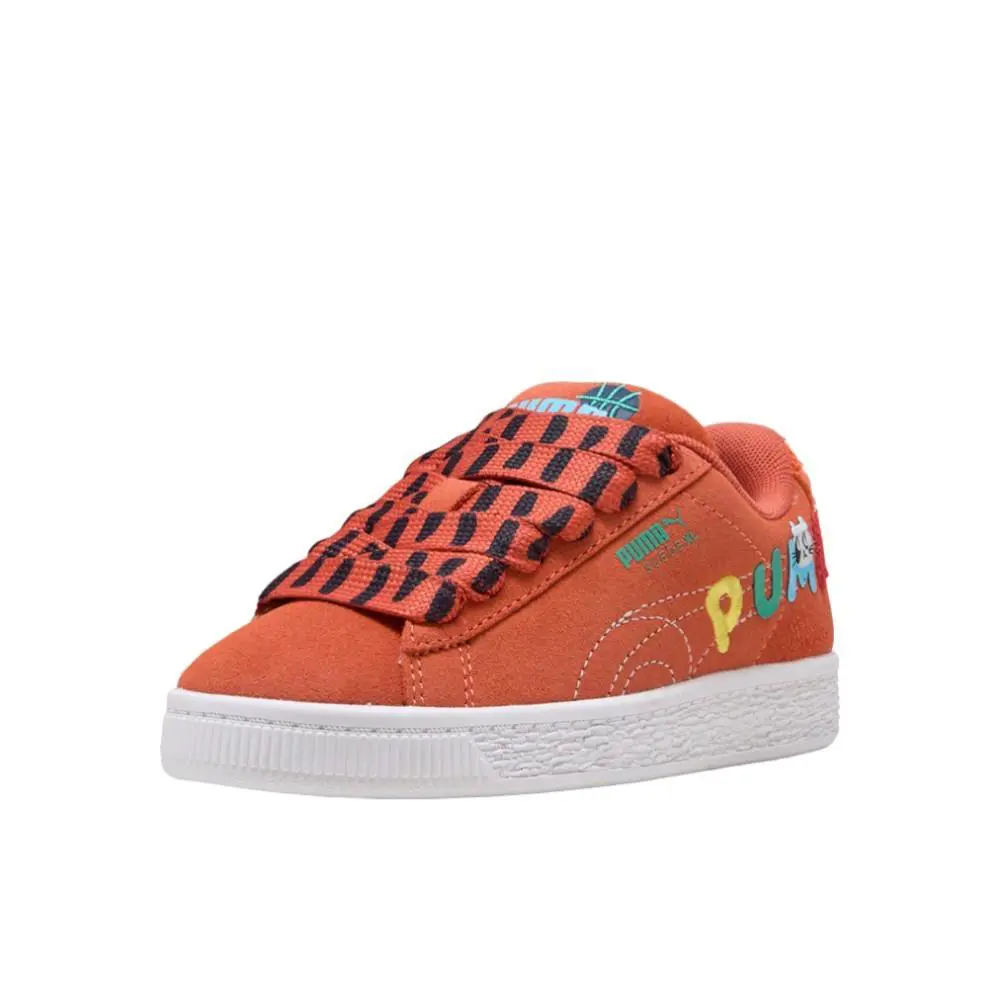 Puma shoes - PUMA Suede Xl Sporty Cats Lace Up  Toddler - 40497401 - Orange 0
