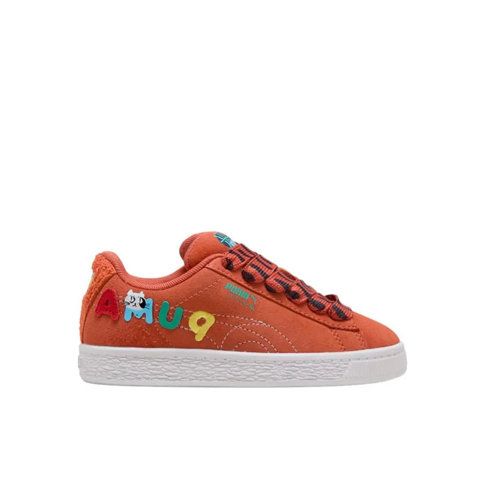Puma shoes - PUMA Suede Xl Sporty Cats Lace Up  Toddler - 40497401 - Orange 7