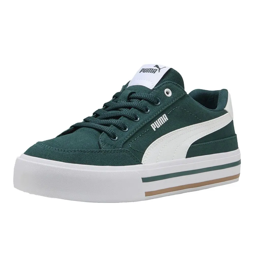 Puma shoes - PUMA Court Classic Vulcanized Formstrip Lace Up - 39635326 - Green 8
