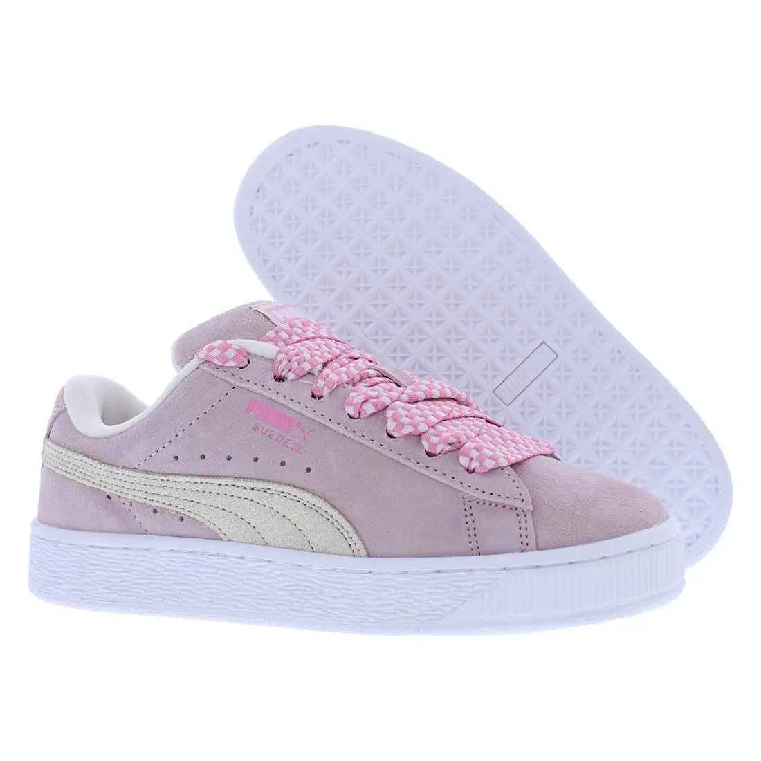 Puma XL Lace Womens Shoes Size 8.5 Color: Mauve Mist/white