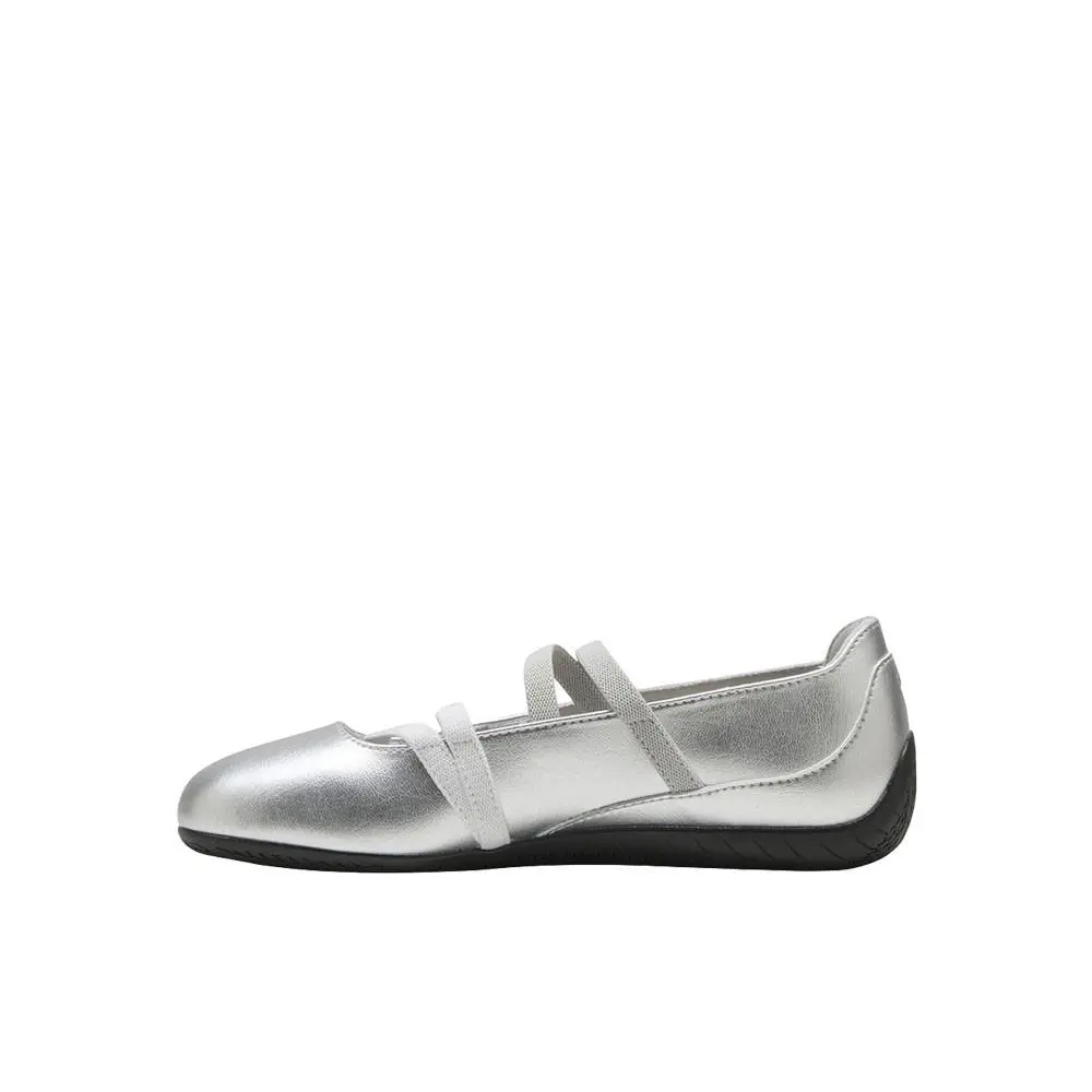 Puma shoes - PUMA Speedcat Ballet Metallic Slip On  Youth - 40613301 - Silver 1
