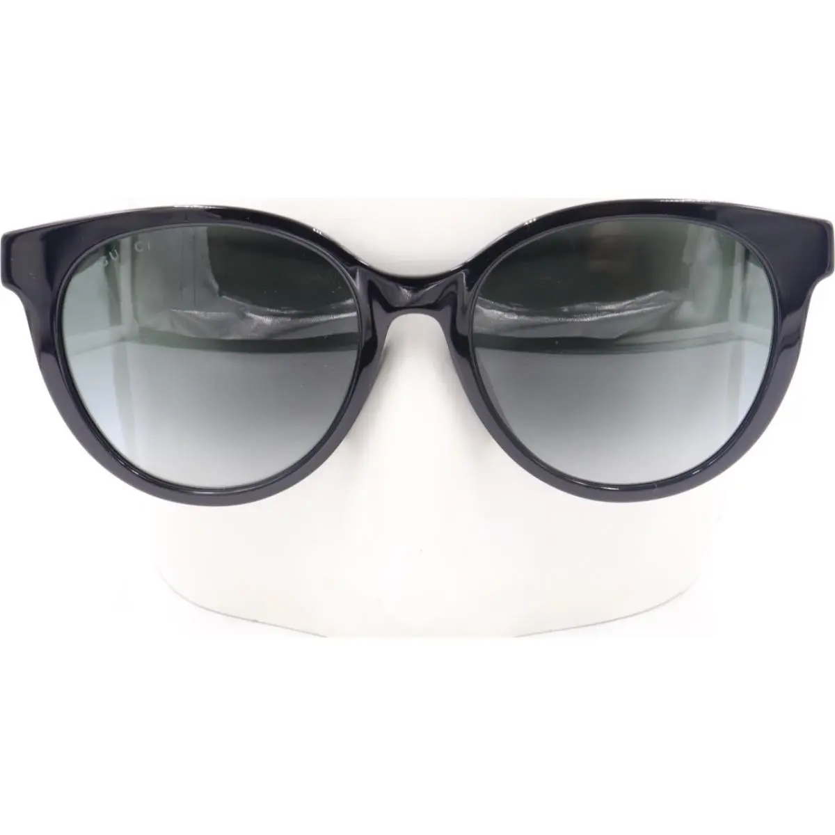 Gucci Cat Eye Black-green Gray Gradient Sunglasses GG0702SKN 004