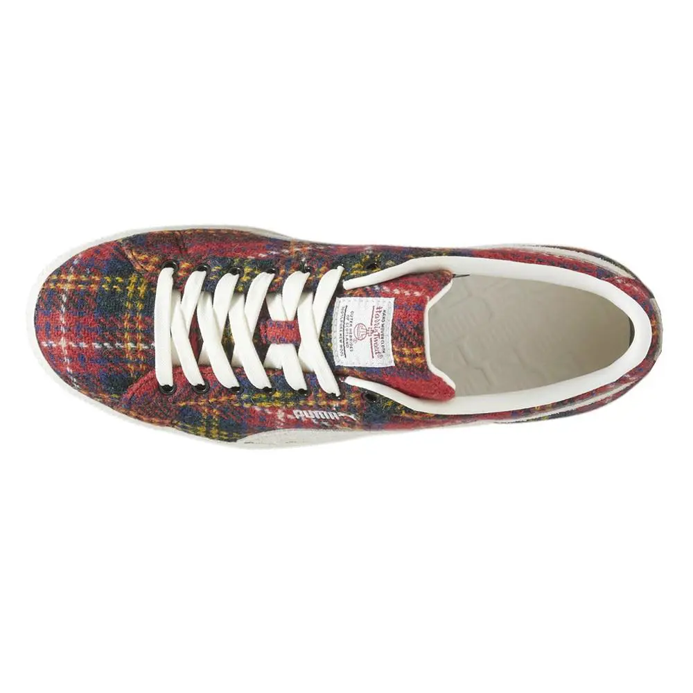 Puma shoes - PUMA Suede Vtg Harris Tweed Lace Up - 39321901 - Red 2
