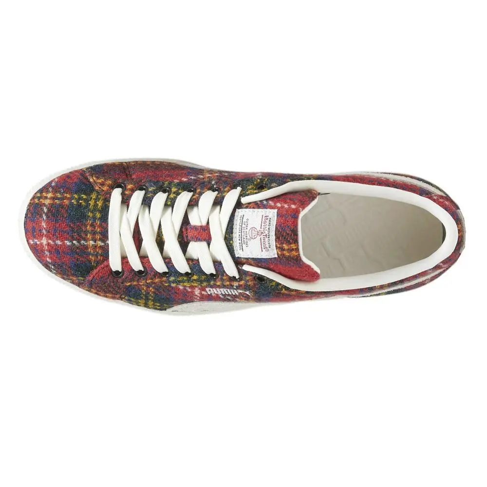Puma shoes - PUMA Suede Vtg Harris Tweed Lace Up - 39321901 - Red 8