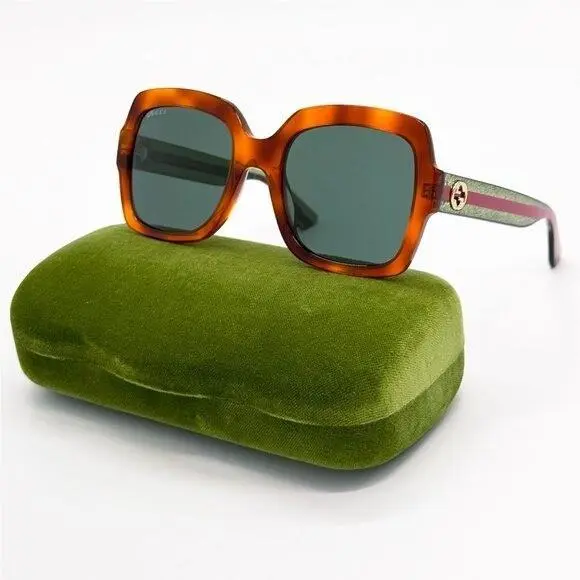 Gucci Sunglasses GG0036SN 003 Havana Women Eyewear Gucci