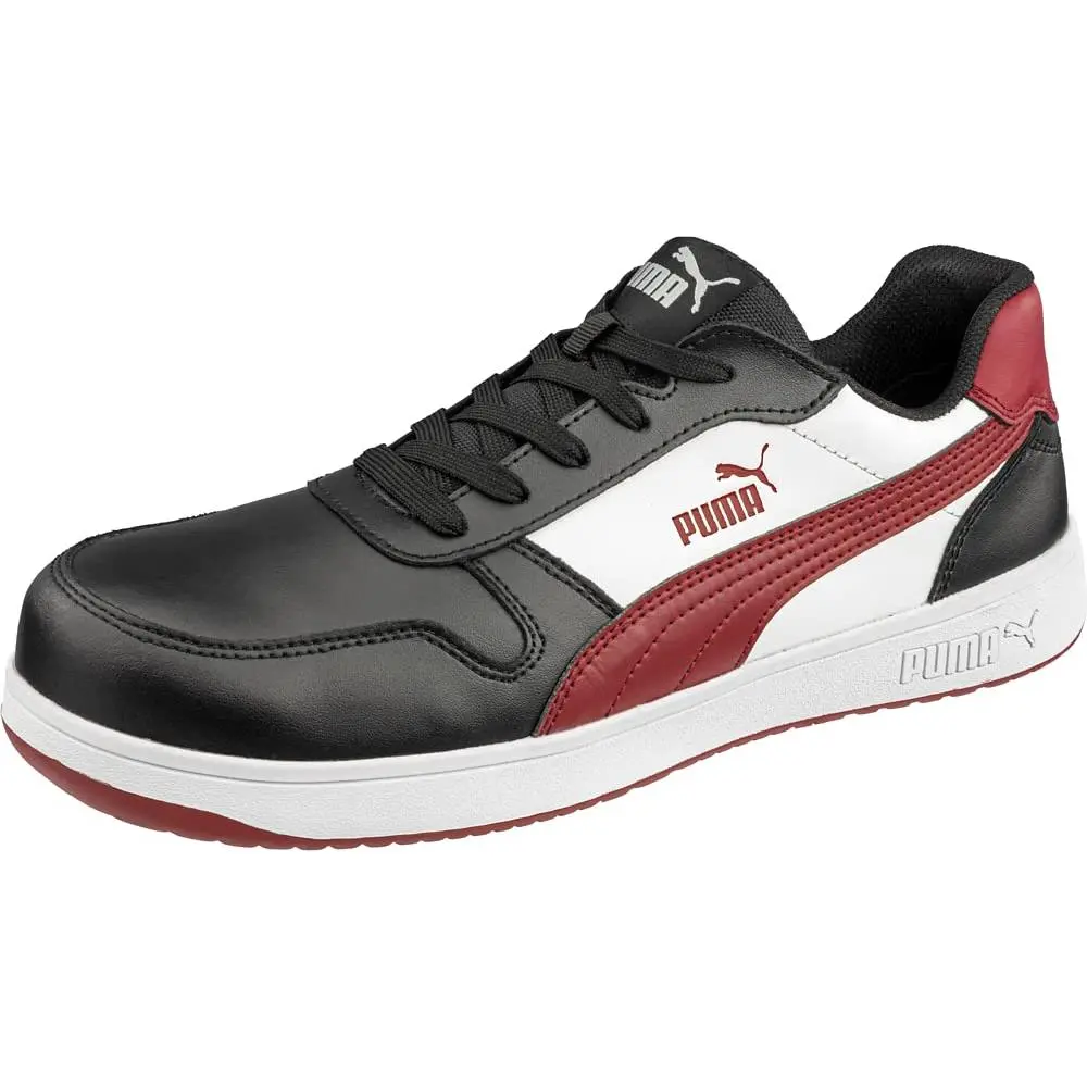 Puma shoes - 630085 - 640215 - black white red eh 5