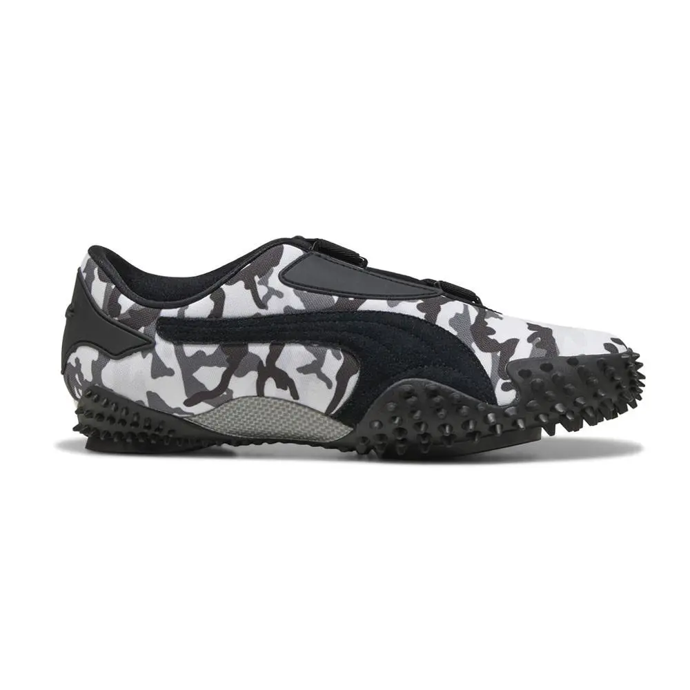 Puma Mostro Camo Slip On Womens Black Sneakers Casual Shoes 40222102 - Black