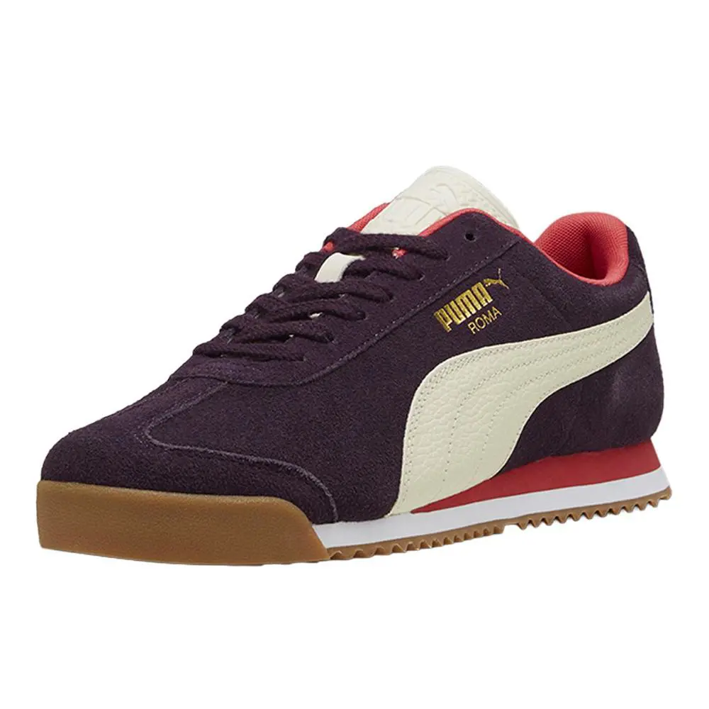 Puma shoes - PUMA Roma Suede Lace Up - 39863501 - Purple 0