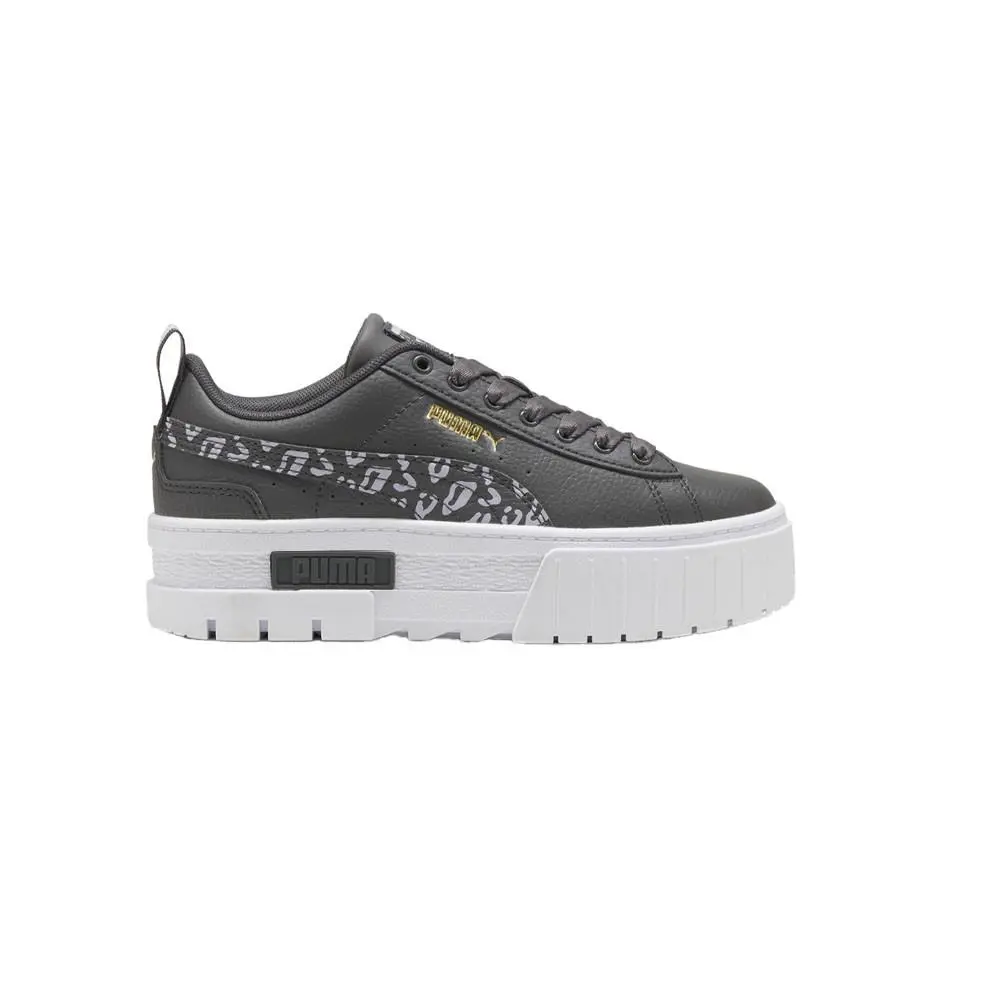 Puma shoes - PUMA Mayze Wild Lace Up  Youth - 38569616 - Grey 5