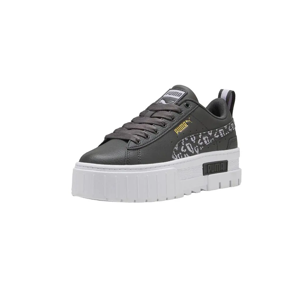 Puma shoes - PUMA Mayze Wild Lace Up  Youth - 38569616 - Grey 6