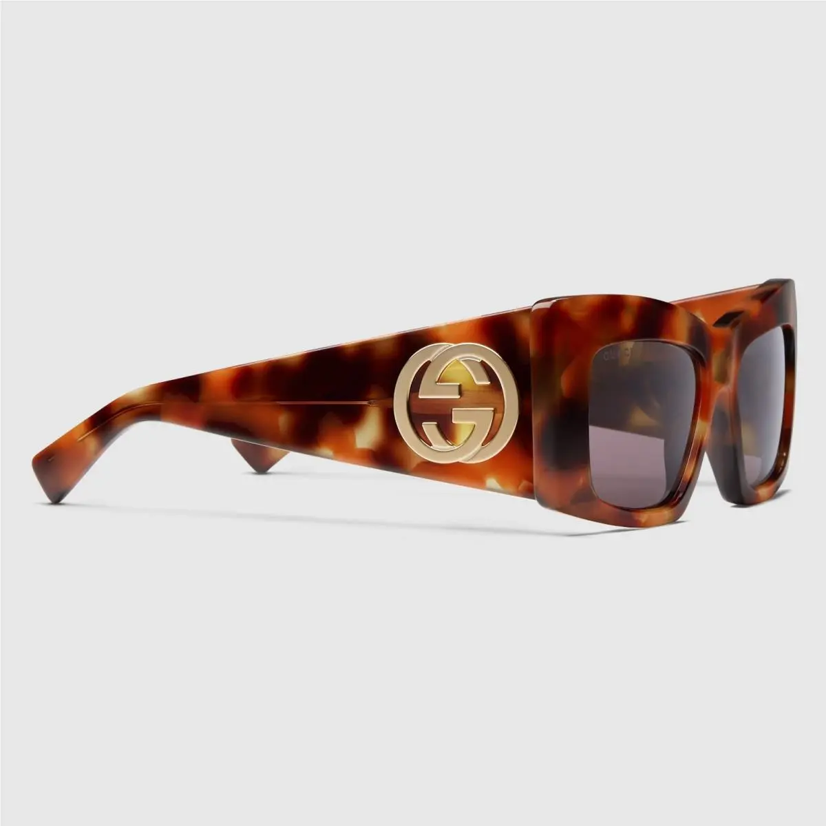 Gucci GG1842S Light Brown Square Frame Sunglasses