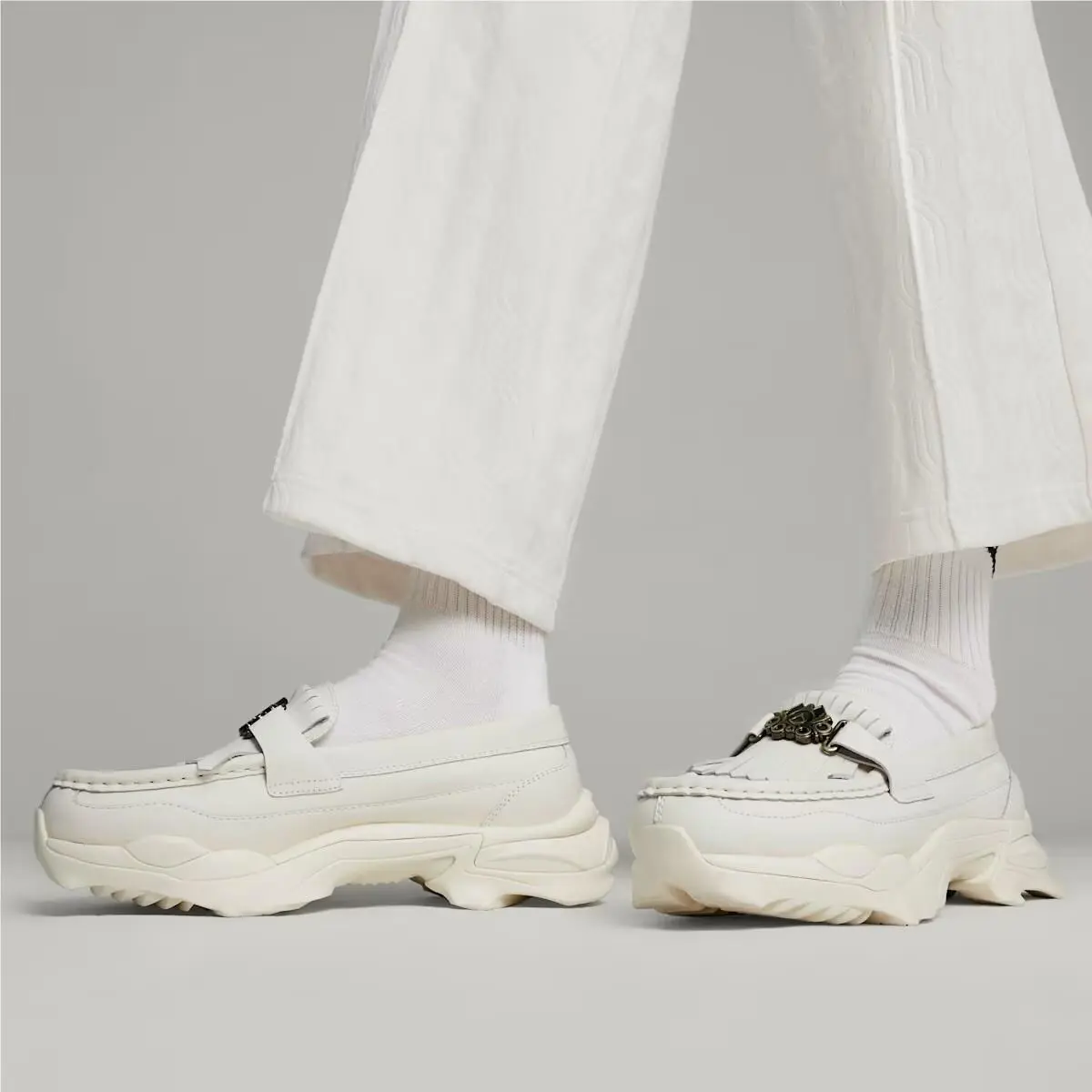 Puma shoes - Puma Palomo X Nitefox Loafers - 39684001 - White 3