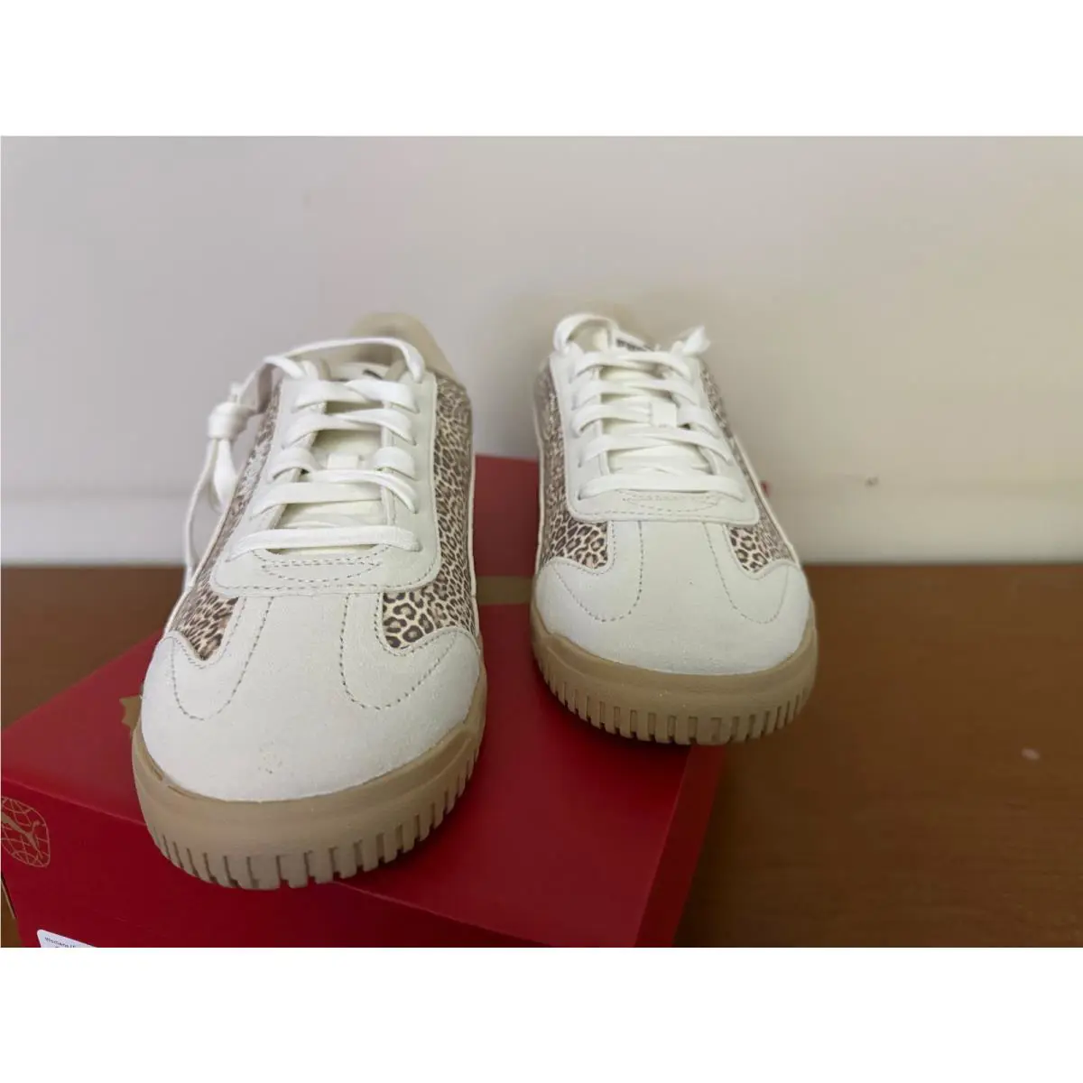 Puma shoes - PUMA Club 5V5 Animal Print Lace Up - 40540101 - White (UPC: 198555507751) 0