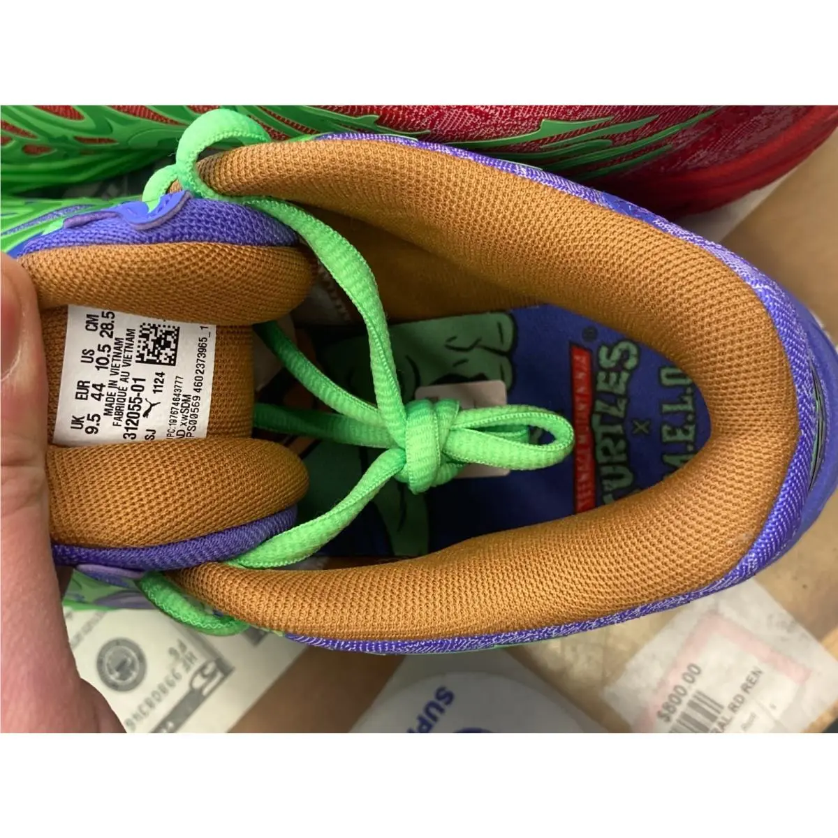 Puma shoes - Teenage Mutant Ninja Turtles x Puma MB.04 - 312055-01 - Green 2
