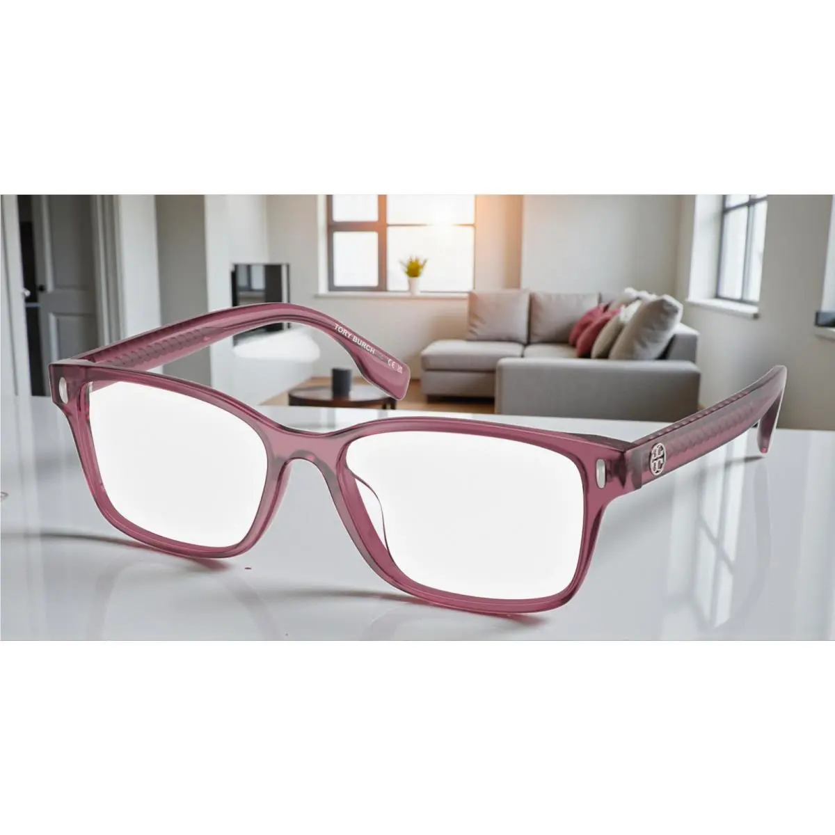 Tory Burch TY2151U 3179 Berry Transparent Demo Lens 53 mm Women`s Eyeglasses