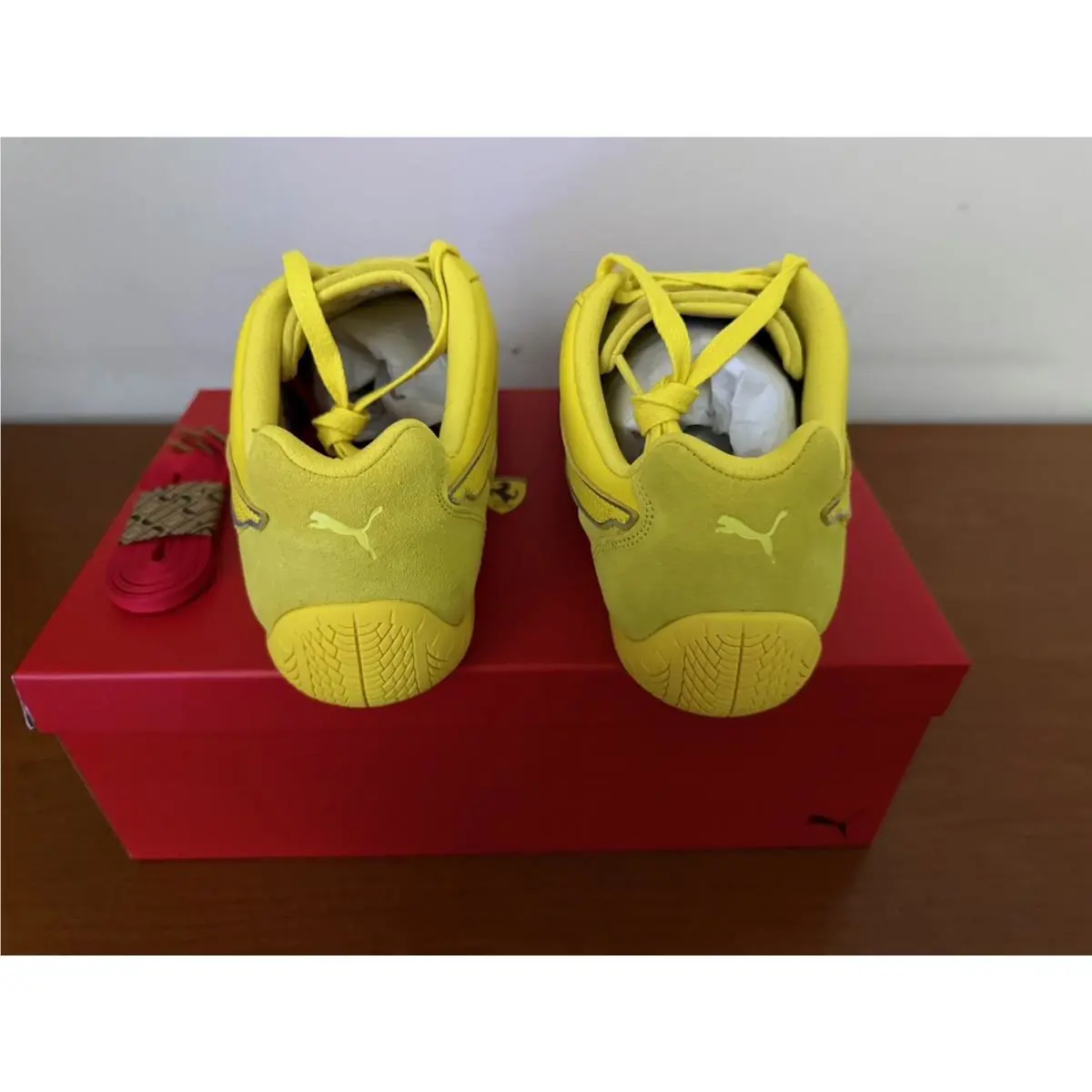 Puma shoes - PUMA Scuderia Ferrari Hp Speedcat Lace Up - 30890503 - Yellow (UPC: 198551866265) 0