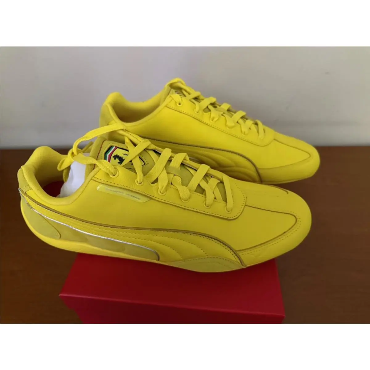 Puma shoes - PUMA Scuderia Ferrari Hp Speedcat Lace Up - 30890503 - Yellow (UPC: 198551866265) 1
