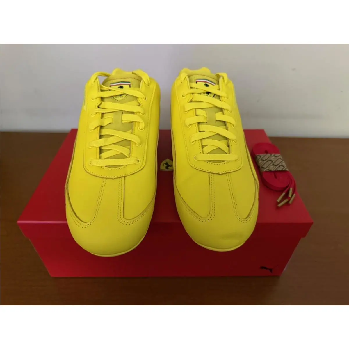 Puma shoes - PUMA Scuderia Ferrari Hp Speedcat Lace Up - 30890503 - Yellow (UPC: 198551866265) 2