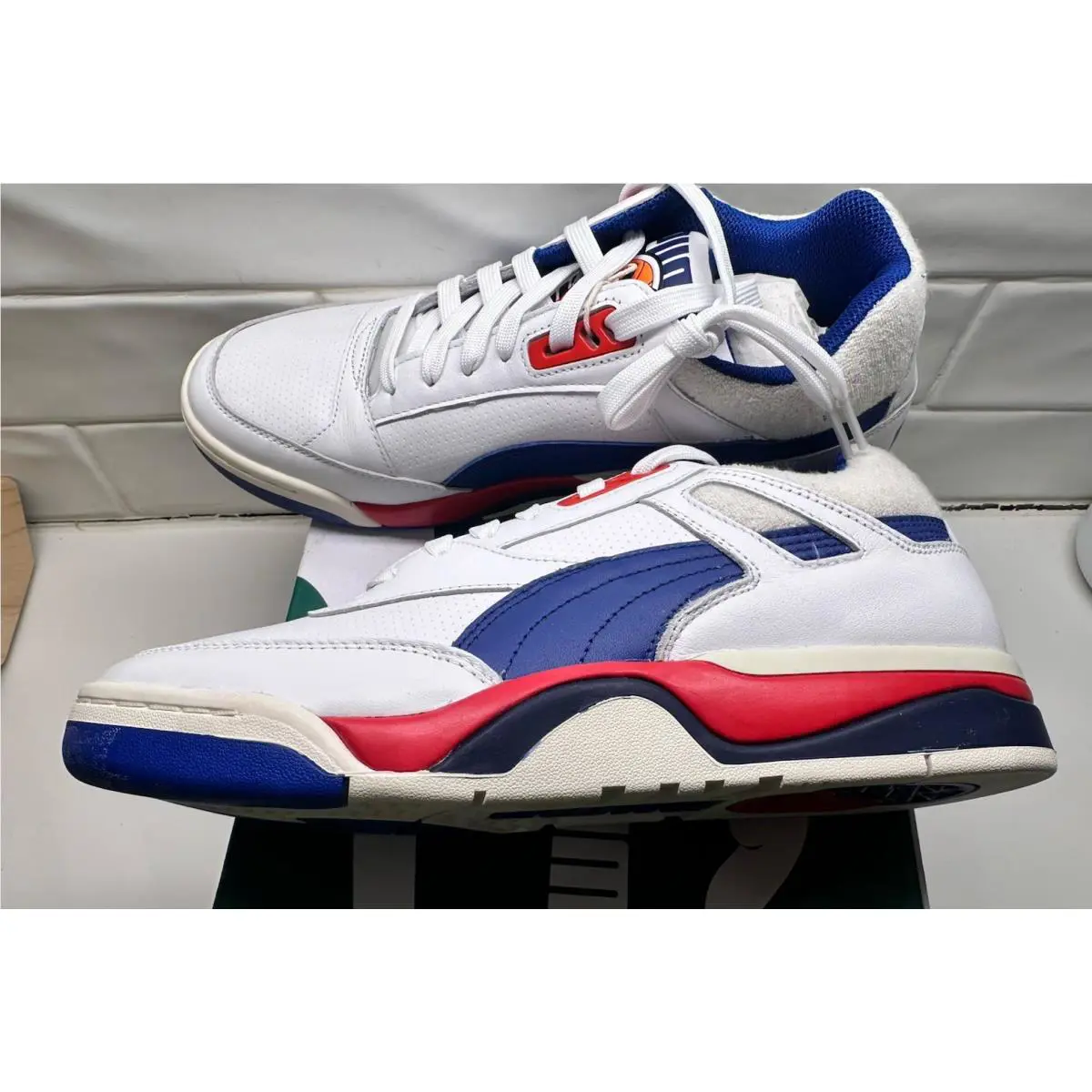Puma shoes - PUMA Palace Guard - Palace Guard - Puma 3769587-01 - Puma White / Surf The Web / Red 1