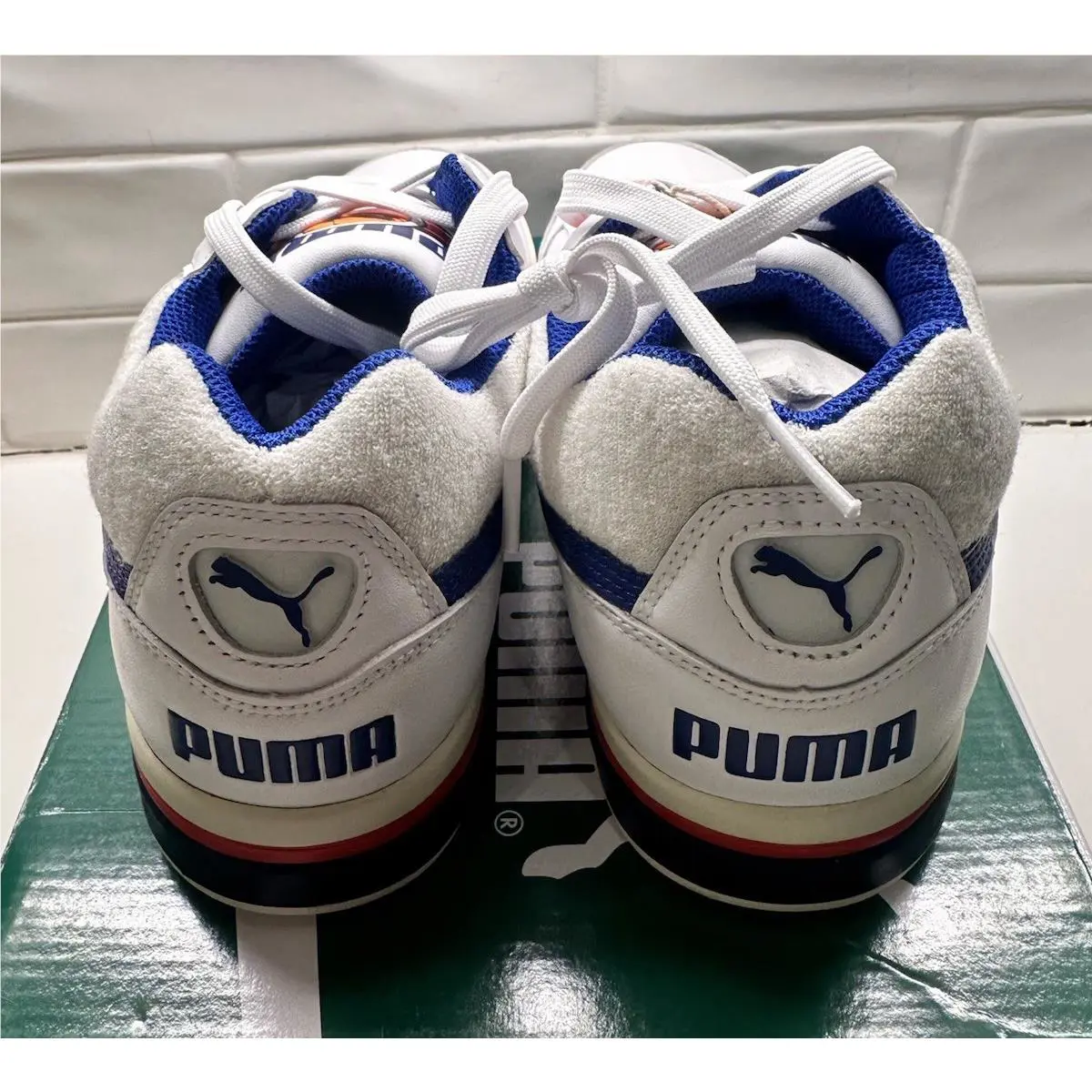 Puma shoes - PUMA Palace Guard - Palace Guard - Puma 3769587-01 - Puma White / Surf The Web / Red 2