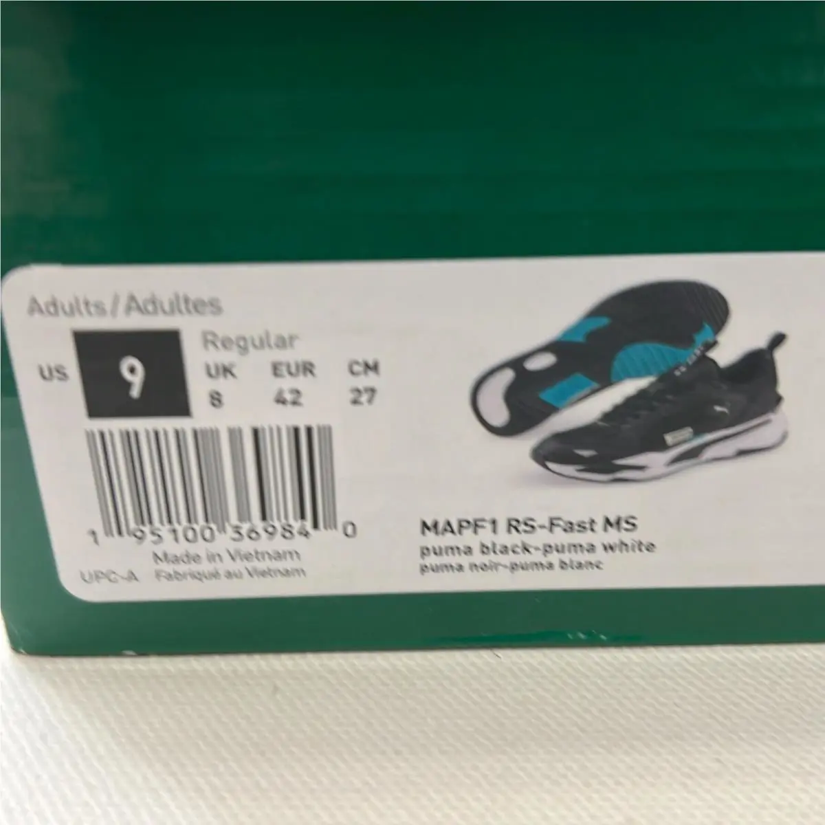 Puma shoes - PUMA RS-Fast - Black, White 9