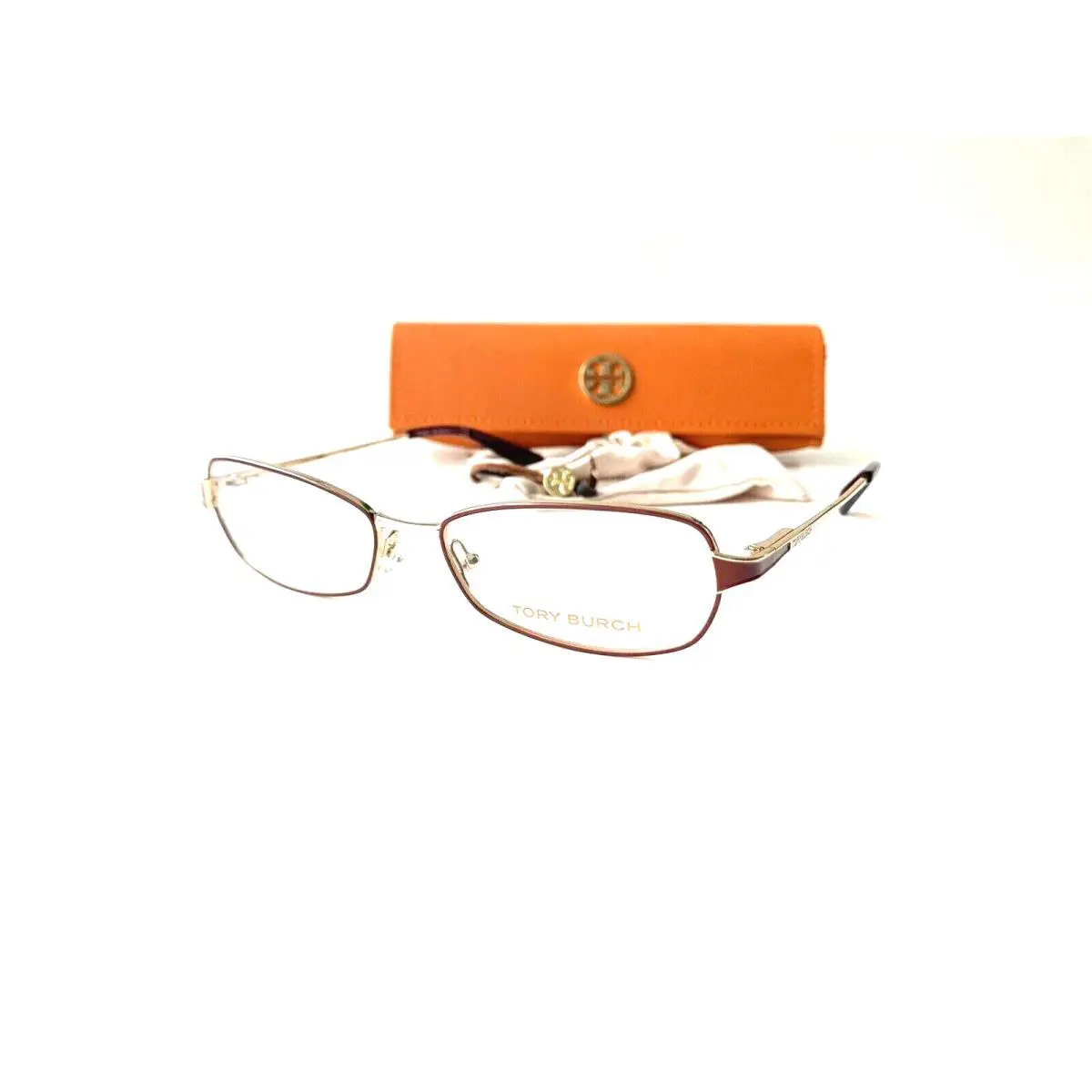 Tory Burch Frames Sand Gold Metal Eyeglasses TY1024 385 50 16 135 Women